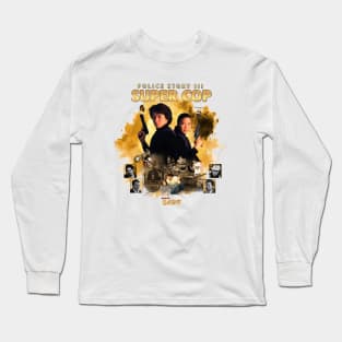 Jackie Chan: POLICE STORY III: SUPER COP (Gold Explosion) Long Sleeve T-Shirt